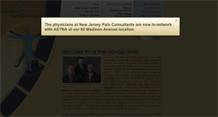 Desktop Screenshot of njpaincenter.com